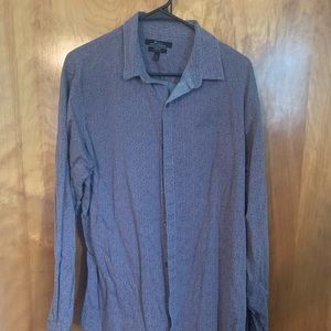 Gorgeous pattern men’s long sleeve button up shirt